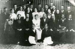 Olga Lauten og Vilhelm Røeds bryllup