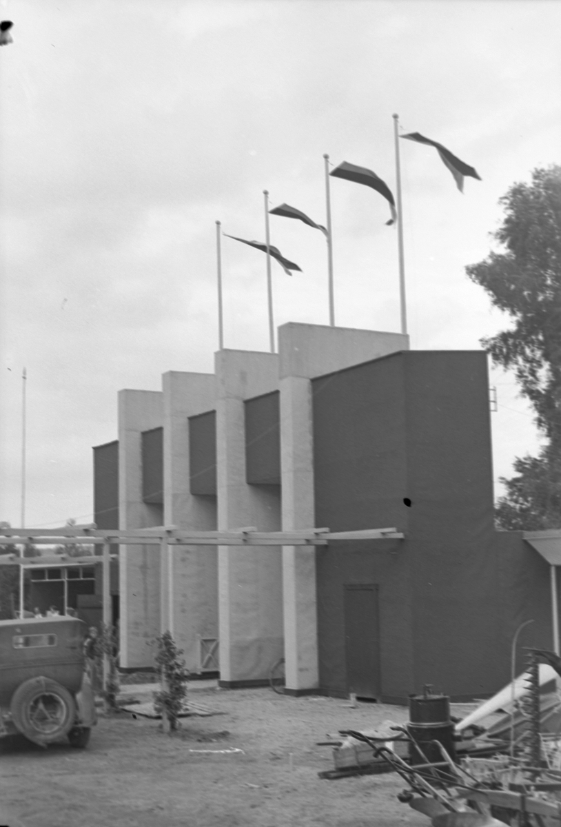 Jubileumsutstillingen i Levanger 1936 - før åpningen