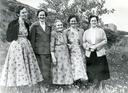 Fra venstre: Elise Hansen, Sara Hatland, Erikke Grindvik, Jo