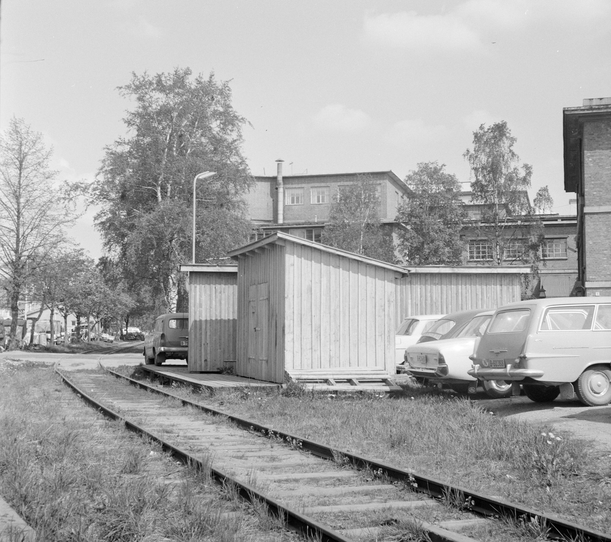 Holdeplass i Askim på den nedlagte Solbergfossbanen.