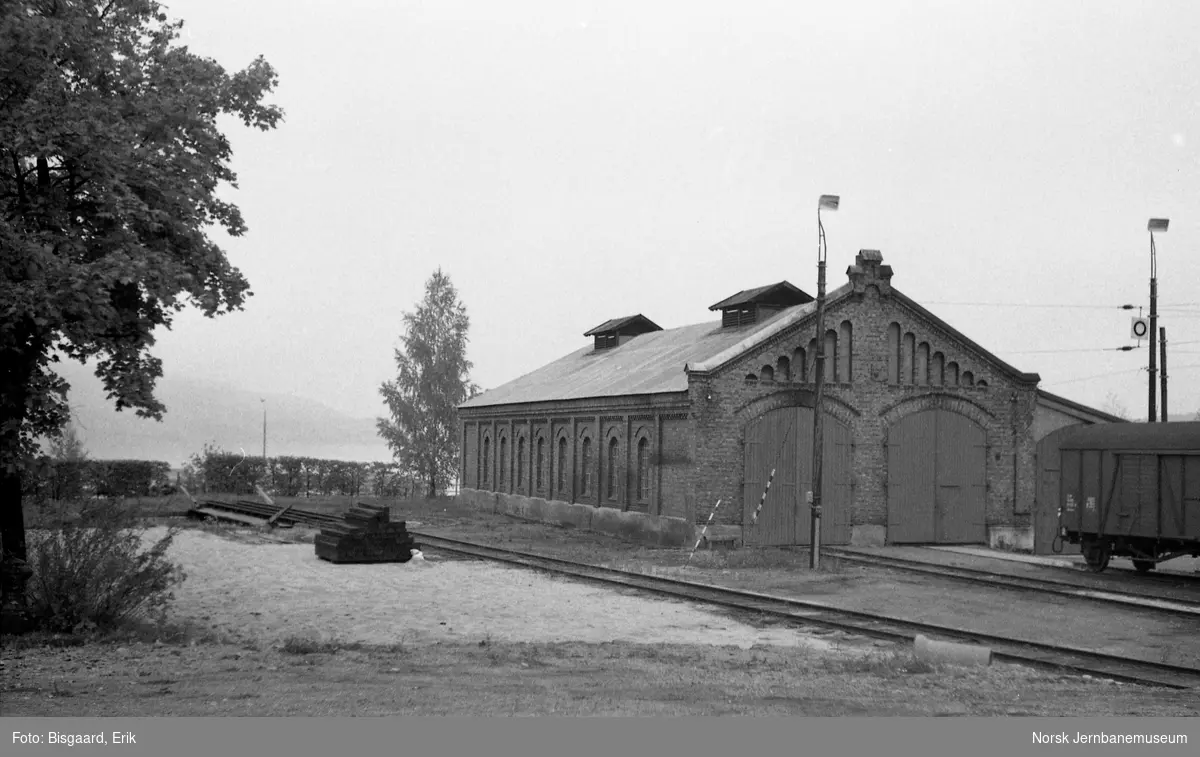 Lokomotivstallen på Gjøvik stasjon