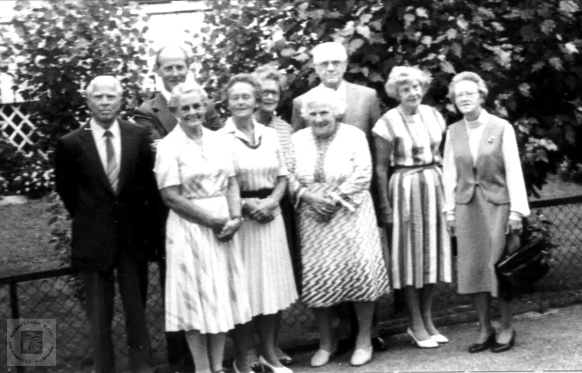 Elever fra fremhaldskulen på Bjelland 1935