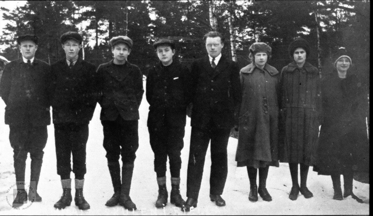 Framhaldskulen på Bjelland 1925