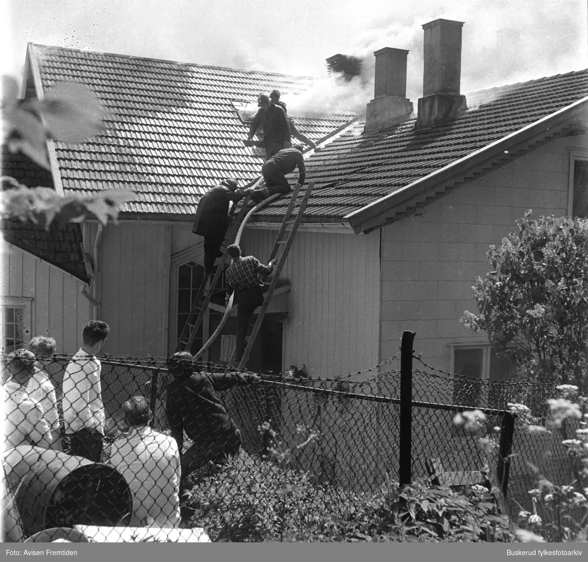 Brann i bedehuset i Askveien i 1967
Pressebilder