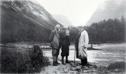 Vegingniører ved Jostedalsbreen 1935