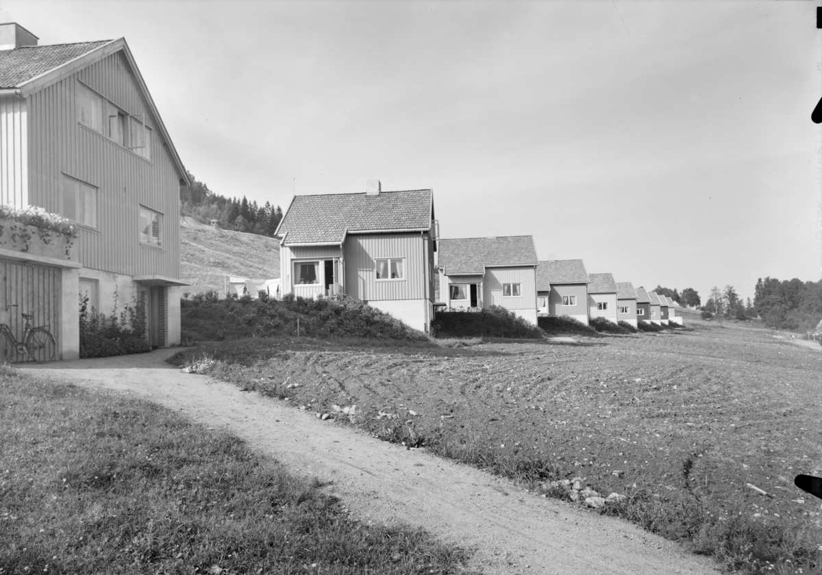 Boligene for Drammen glassverk er presentert i Byggekunst nr. 1 1950, under overskriften ”Nytt boliganlegg for Drammens glassverk”. Arkitekter Biong & Biong, byggeår ca. 1947. Prosjektet innebar både oppgradering av gamle arbeiderboliger og bygging av nye.