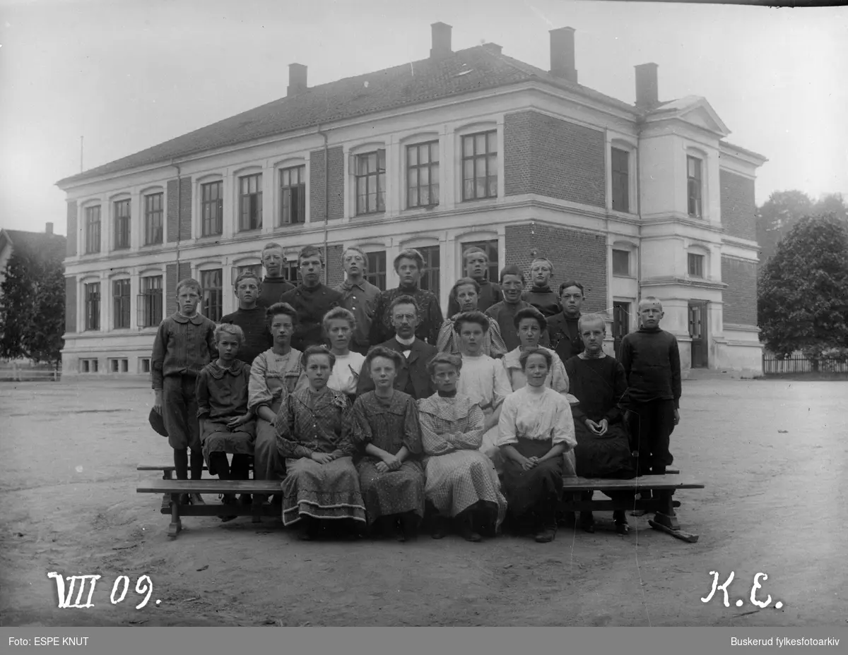 7. klasse 1909
Hønefos folkeskole