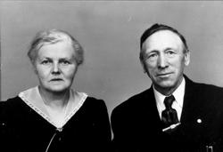 Ekteparet Anna og Theodor Lindland.