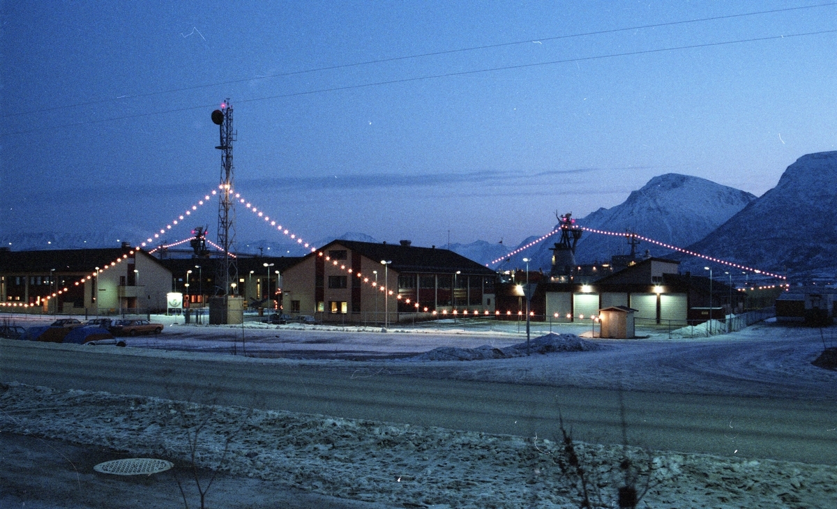 Kystvaktbasen på Sortland, jula 1986.