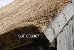 Detalj av hamtaket på Tyndelsrudlåven ved Tyndelsrudtunet i 