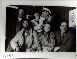 Sortland teaterlag. Sigurd Skjegstad nr 3 fra venstre i frem