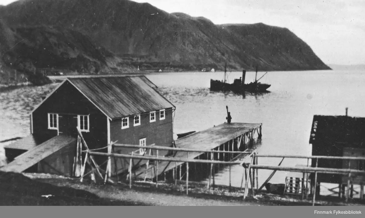 Postkort fra Tyfjord, Gamvik kommune.