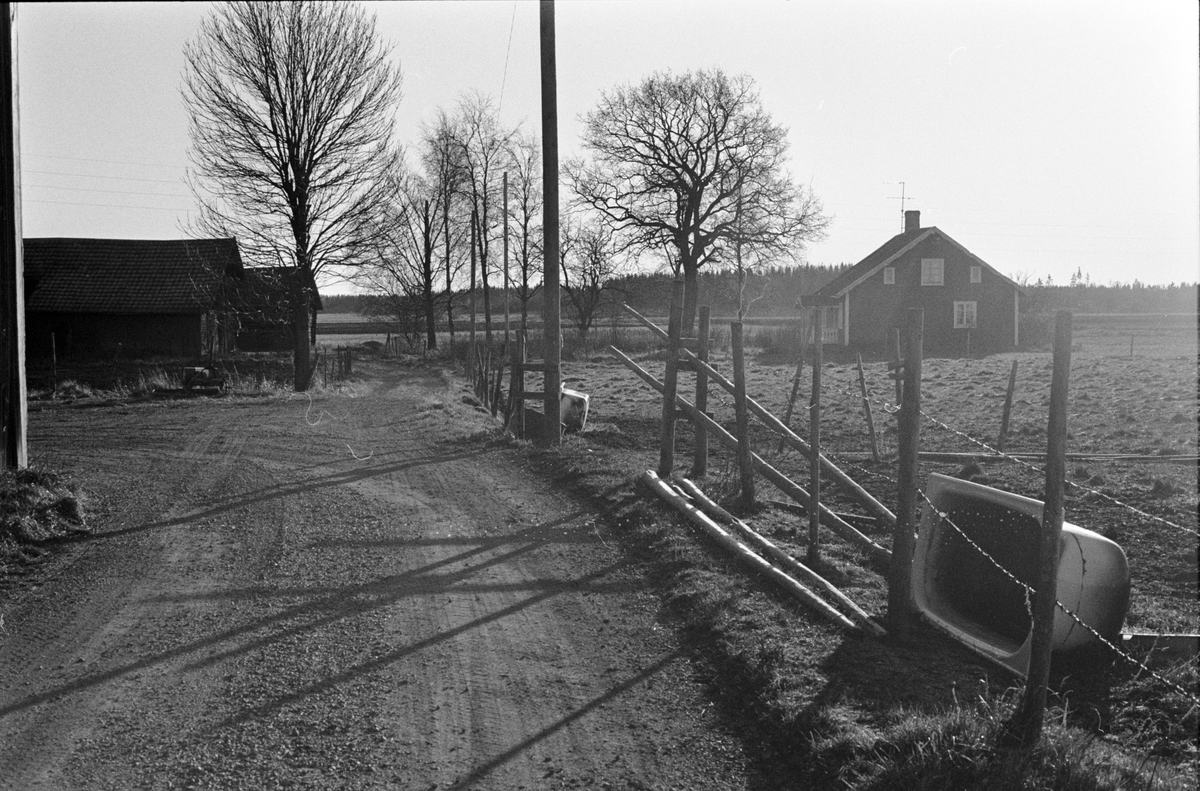 Väg vid Tjälinge 7:1, Skogs-Tibble socken, Uppland 1985