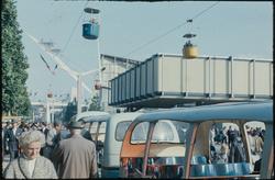 Fra verdensutstillingen Expo 1958 i Brussel, gondolbane på u