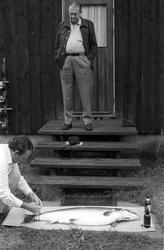 Fangst med person(er).