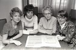 Arbeiderpartiets kvinnesekretariat, mai 1971. Likestillingsp