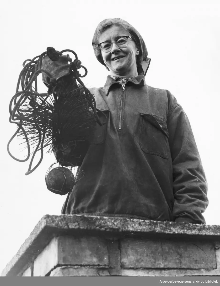Feieren Kari Mehlum, februar 1968.