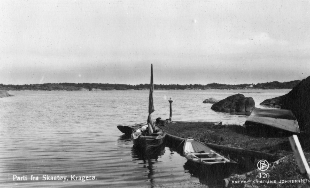 Kragerø skjærgården,18 postkort fra Jomfruland, Skåtøy og Stråholmen. (Kragerø), rytterholmen, Bærø