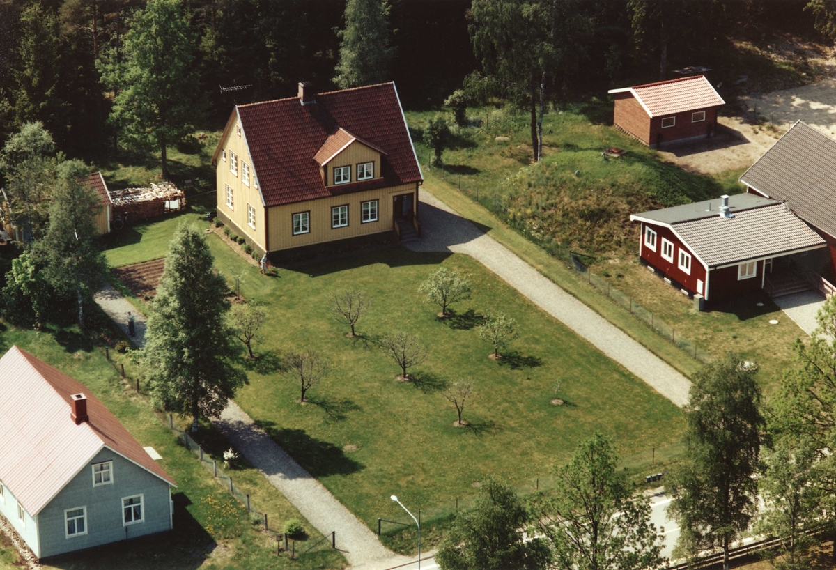 Flygfoto över fastighet på Hultagård 6 i Sävsjö kommun, Jönköpings län.