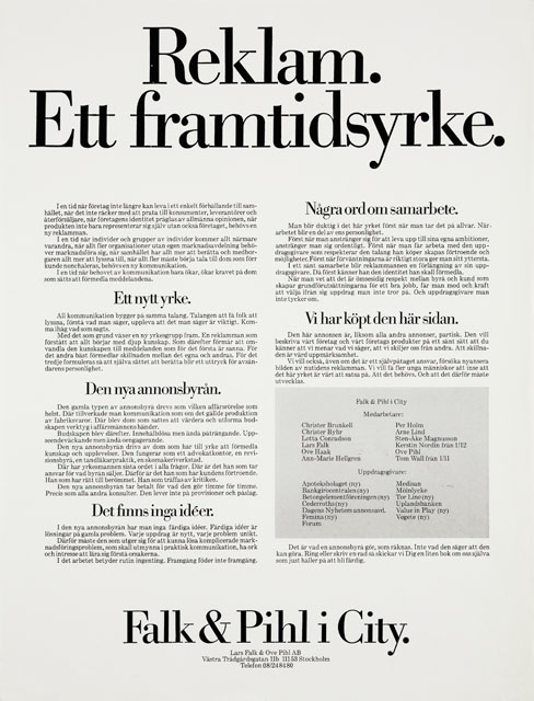 Reklam - Reklamarkivet Landskrona museum / DigitaltMuseum