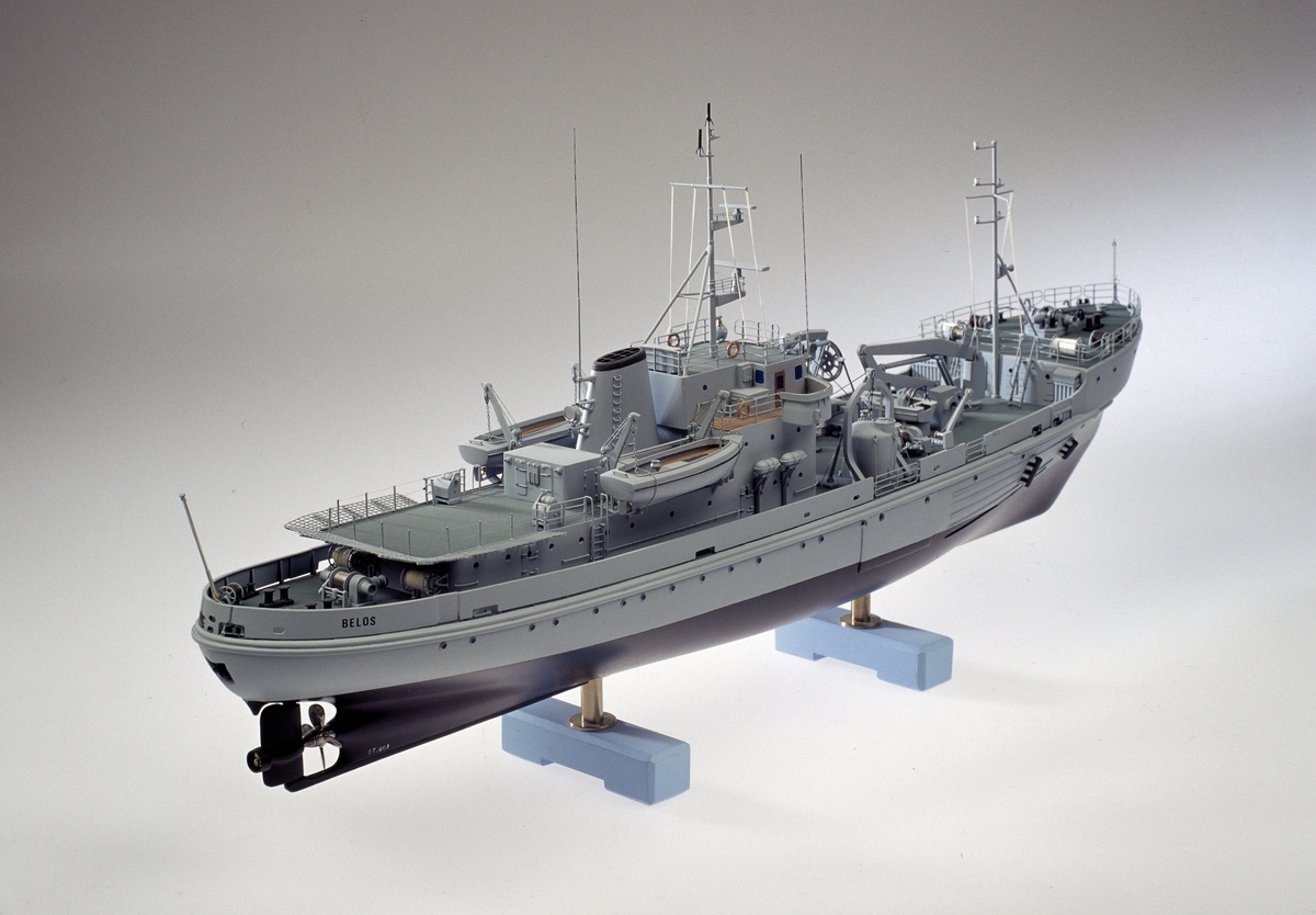 Fartygsmodell av BELOS.
