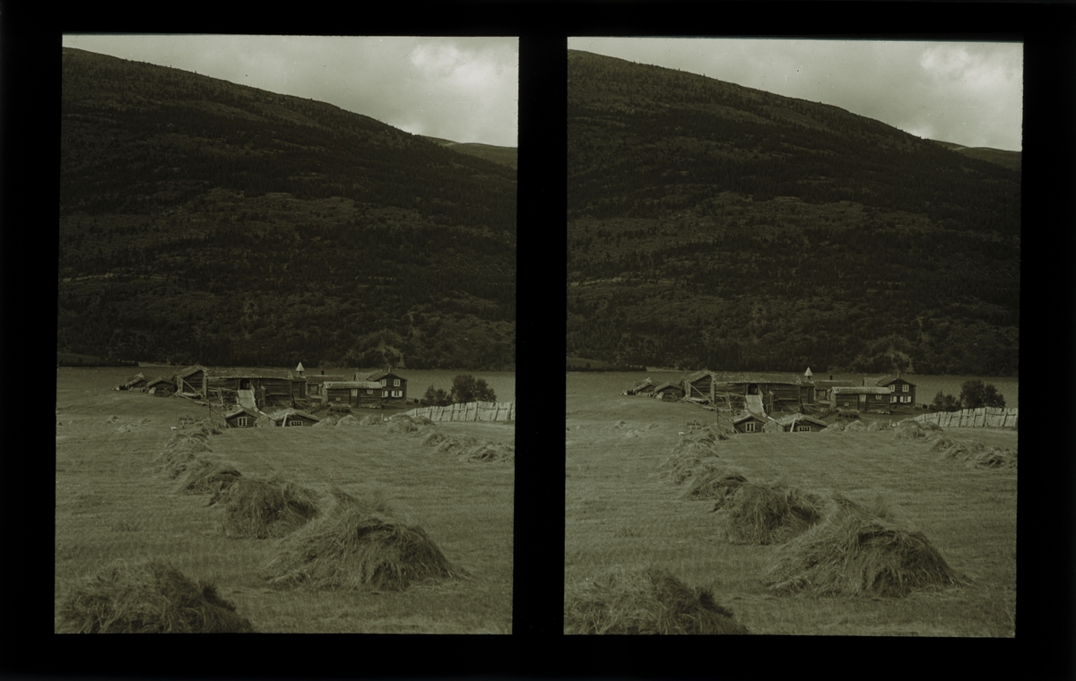 Rostad, gård eksteriør. - Preus museum / DigitaltMuseum