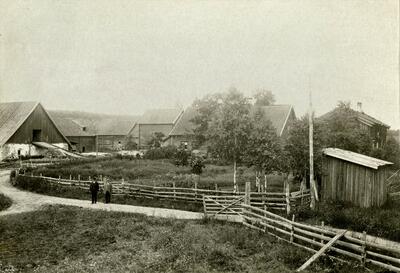 Gamle Hvam ca 1895. Foto/Photo