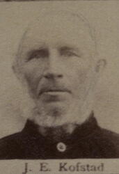 Pukkverksarbeider Isak E. Kofstad (1826-1901) (Foto/Photo)