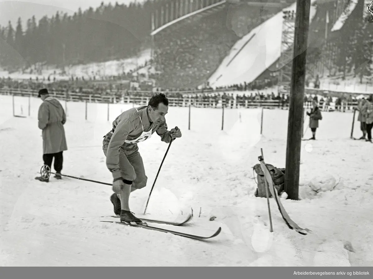 Vinter-OL 1952. De sjette olympiske vinterleker, arrangert i Oslo, 14.-25. februar 1952. Langrenn.