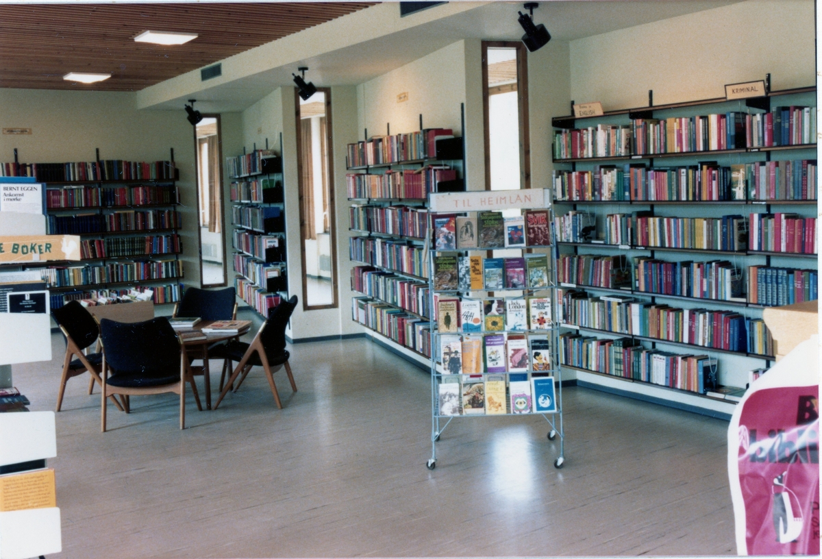 Gol bibliotek 1978. 
Foto: Terje Vindegg.