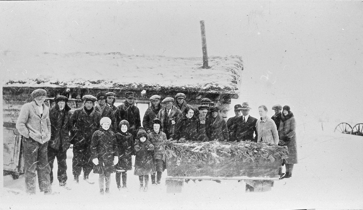 Begravelse blant skandinaviske utvandrere i Canada, 1931. 