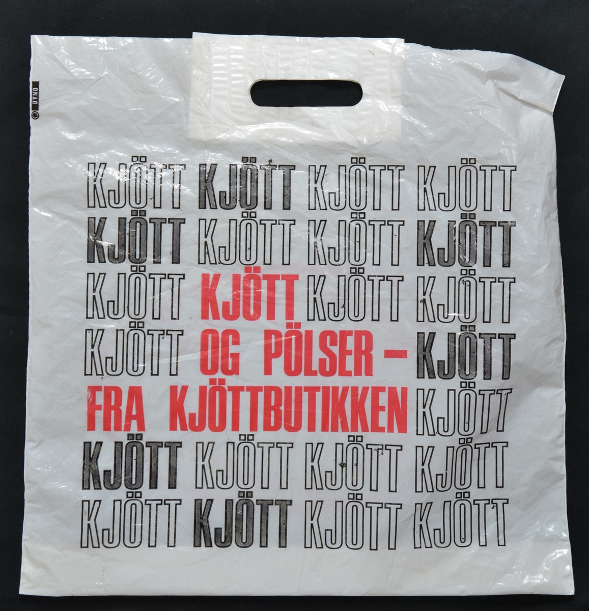 Plastpose fra Sverre Saues Matvaresenter A/S i Harstad