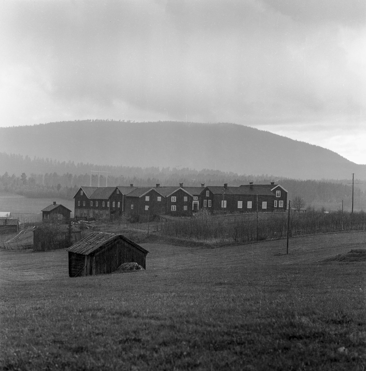 Byströms gård i Trogsta i dis 1961.