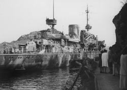 Det tyske skipet "Adolf Lüderitz" ved Dampskipskaien, mai 19