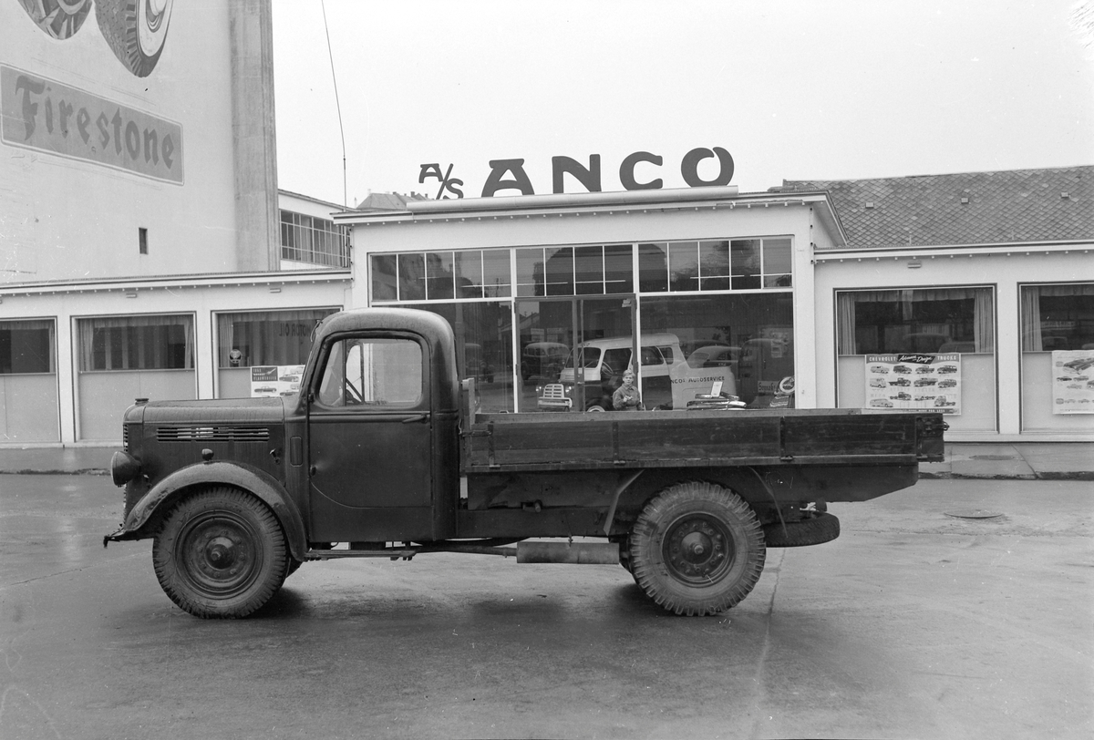 Bedford lastebil utenfor Anco