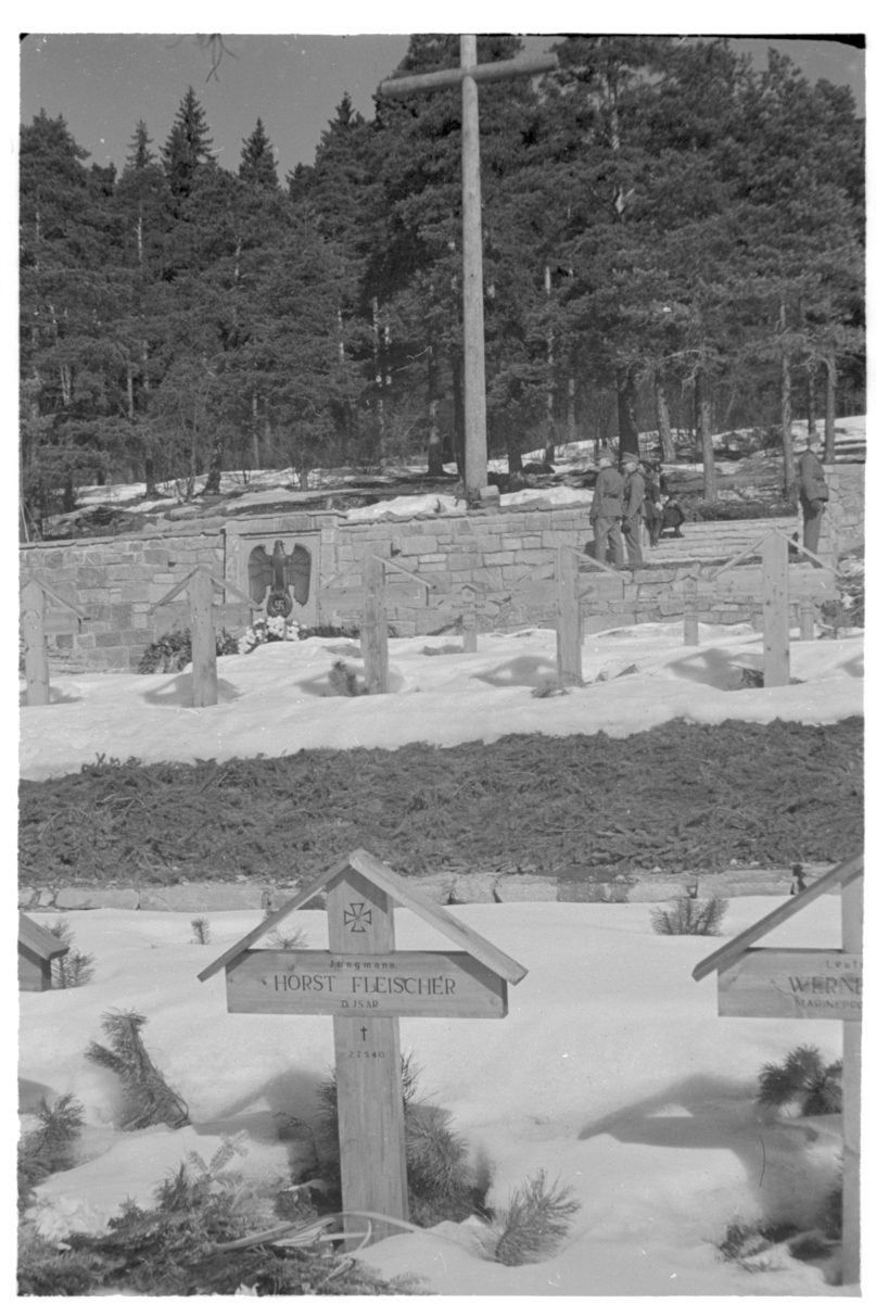 Tysk krigskirkegård på Ekeberg ved Oslo.
