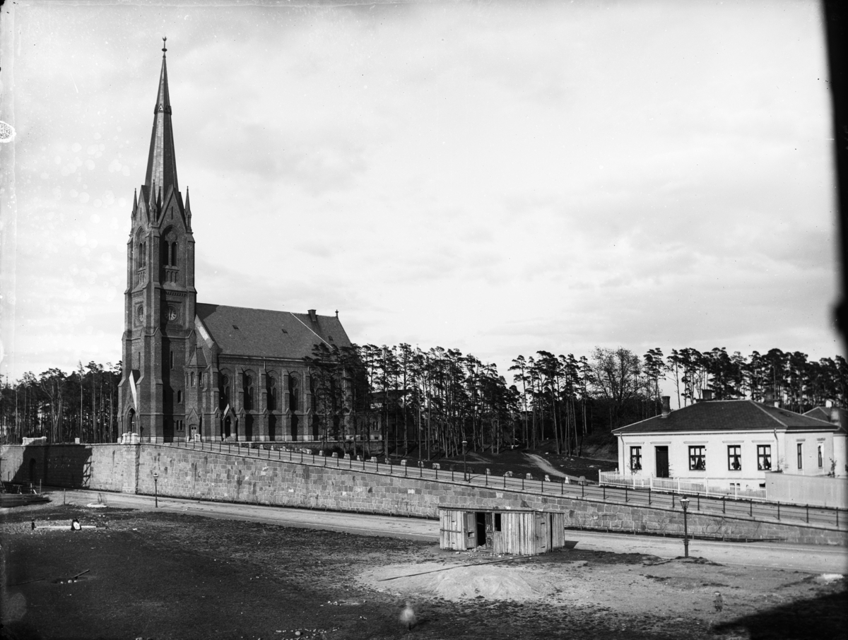 Eksteriørbilde av Uranienborg kirke.