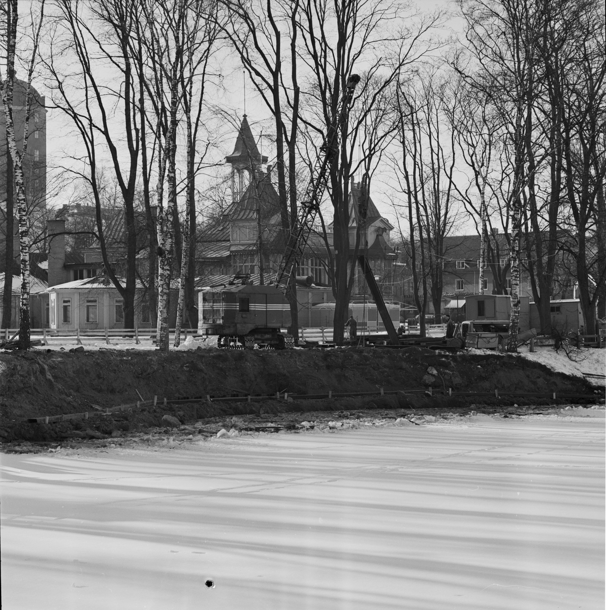 Hamnen vidgas, Uppsala 1962