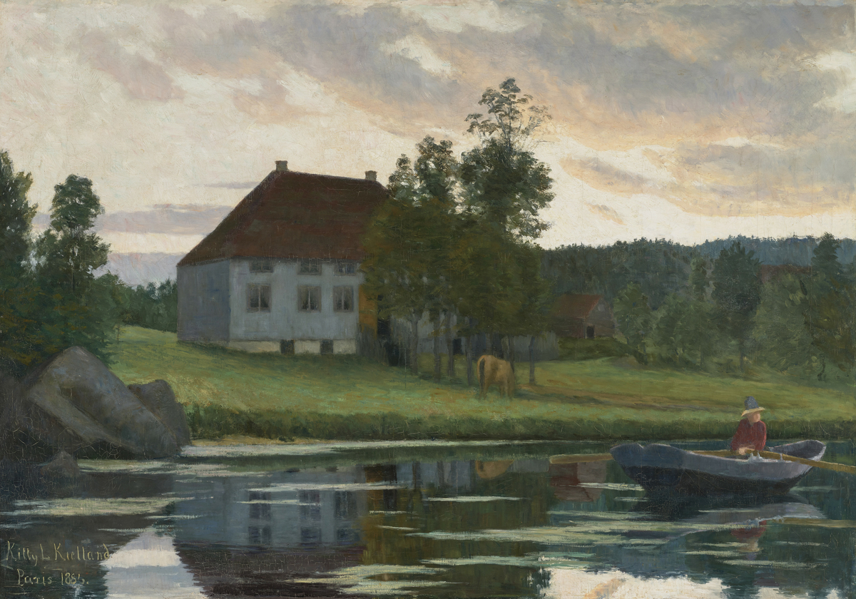 Efter Solnedgang [Oljemaleri]