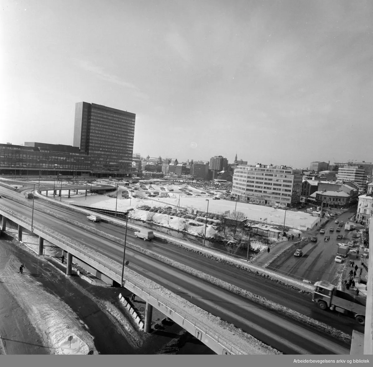 Vaterland. Oversiktsbilde. Februar 1977