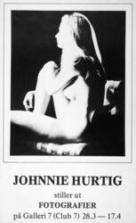 Club 7. Galleri 7. Johnny Hurtig stiller ut fotografier. 197