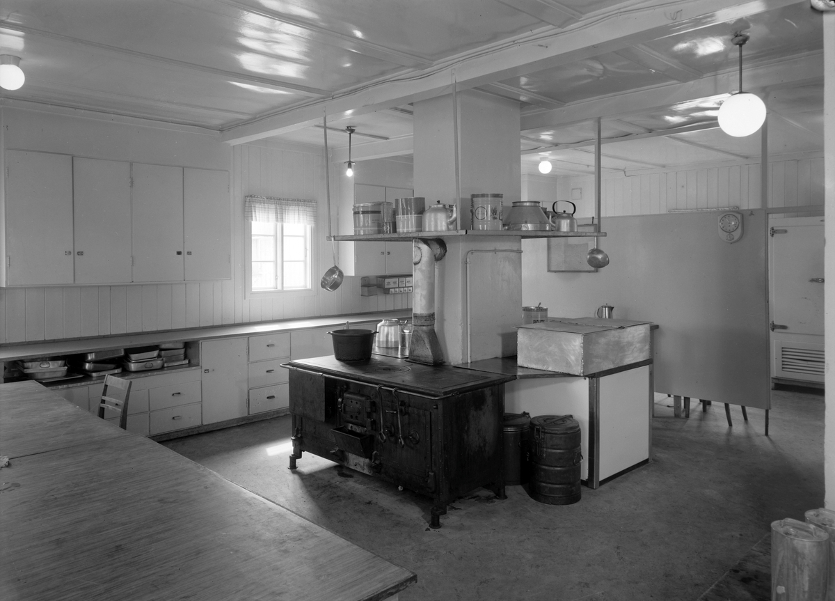 Kjøkkenet ved kokkeskolen på Nidarø