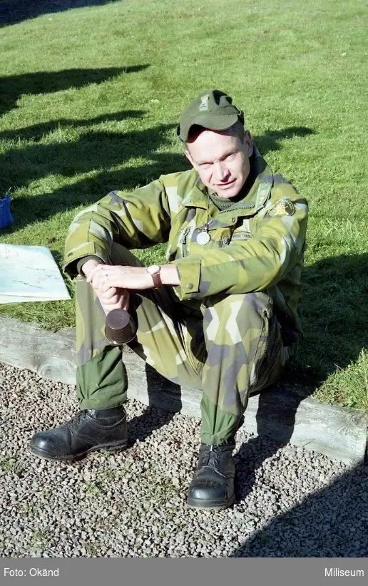 IB 12, fältövning.

Överstelöjtnant, Anders Tengbom.