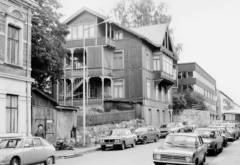 Tordenskjoldsgate, Gjøvik, 1979. Foto: Morten Krogstad / Mjøsmuseet. (Foto/Photo)
