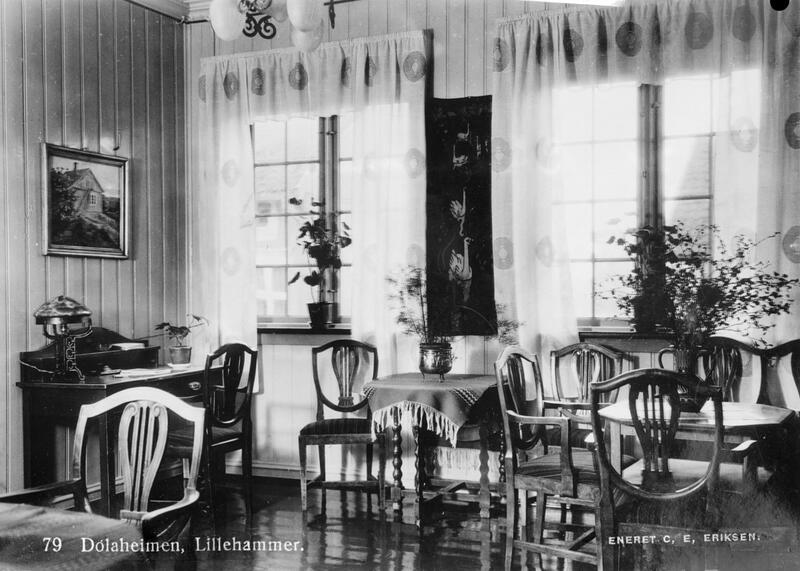 Dølaheimen hotell, Lillehammer, ca. 1923-37. Foto: Maihaugen. (Foto/Photo)