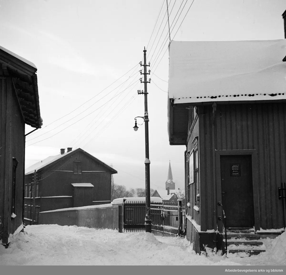 Rodeløkka. Januar 1948