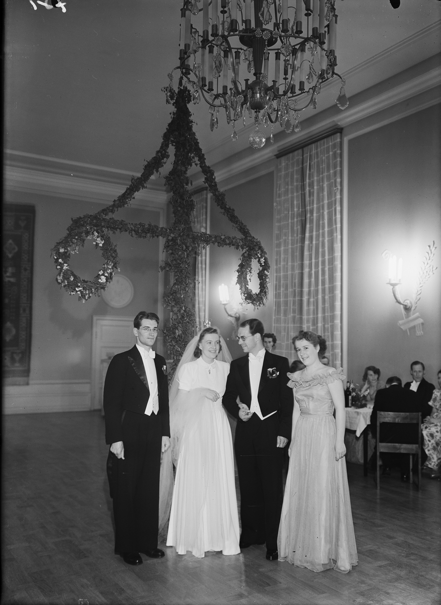 Bröllop, Värmlands nation, Uppsala 1950