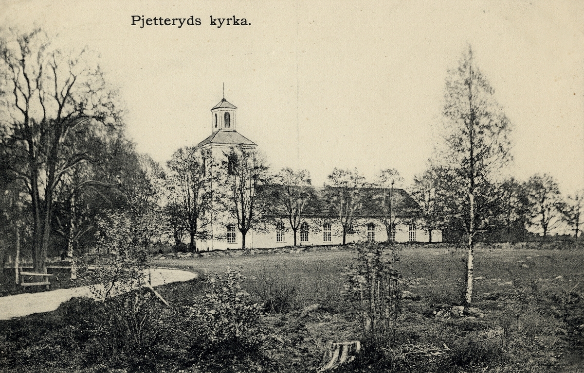 Pjätteryds kyrka, 1908.