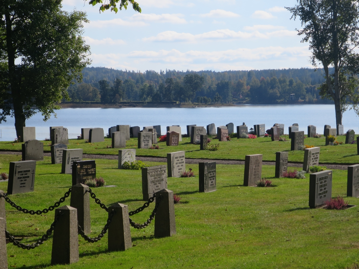 Ramkvilla kyrkogård, Ramkvilla socken, Vetlanda kommun.