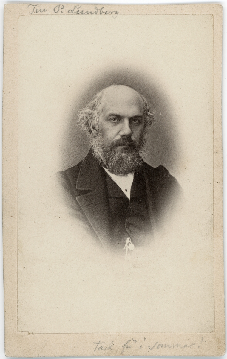 Kabinettsfotografi - director musices Jacob Axel Josephson, 1860-tal